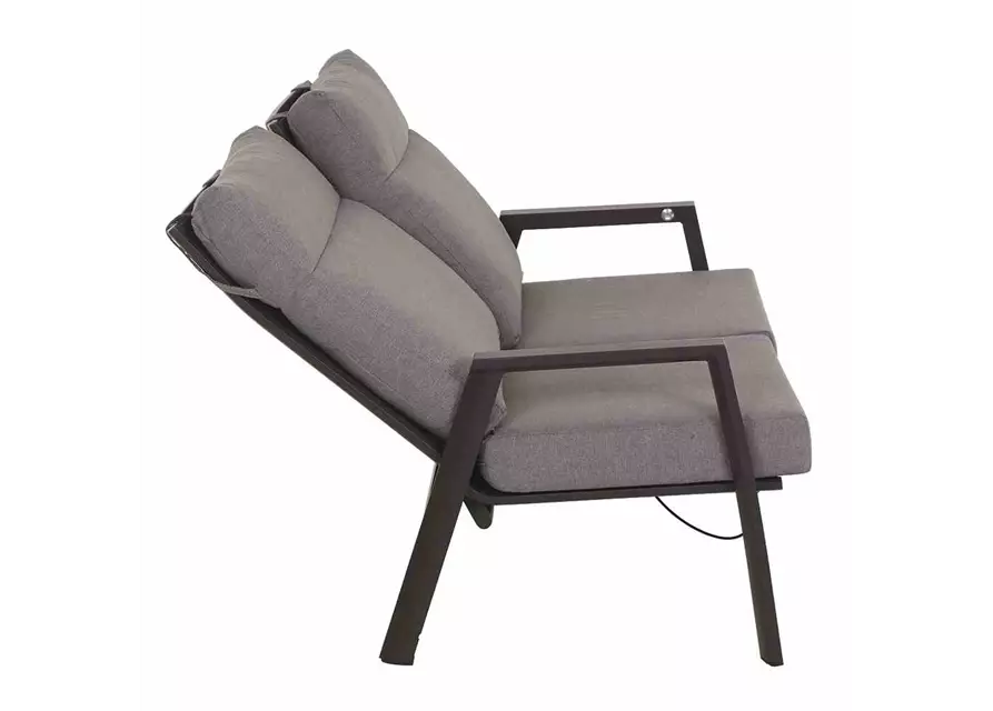 Siena Garden Valencia Loungebank Aluminium/Rantox-Gewebe 