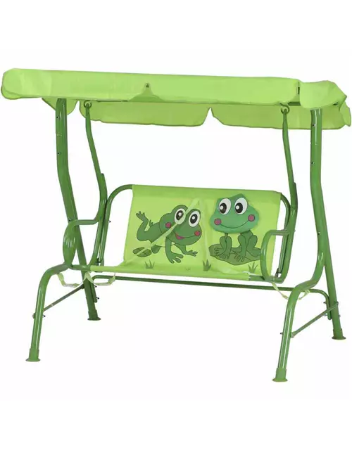 Siena Garden Kinderschaukel Froggy 75x115x118 cm grün