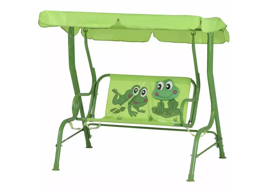 Siena Garden Kinderschaukel Froggy 75x115x118 cm grün