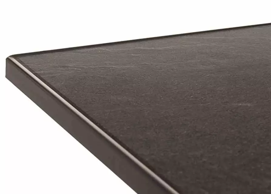 Sieger Klapptisch vivodur 80x80 cm Grau Schwarz