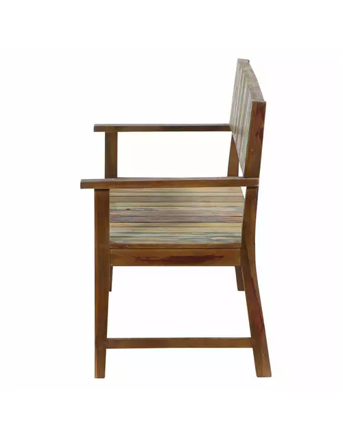 Siena Garden Palu 2-Sitzerbank 124 cm Teak recycelt 