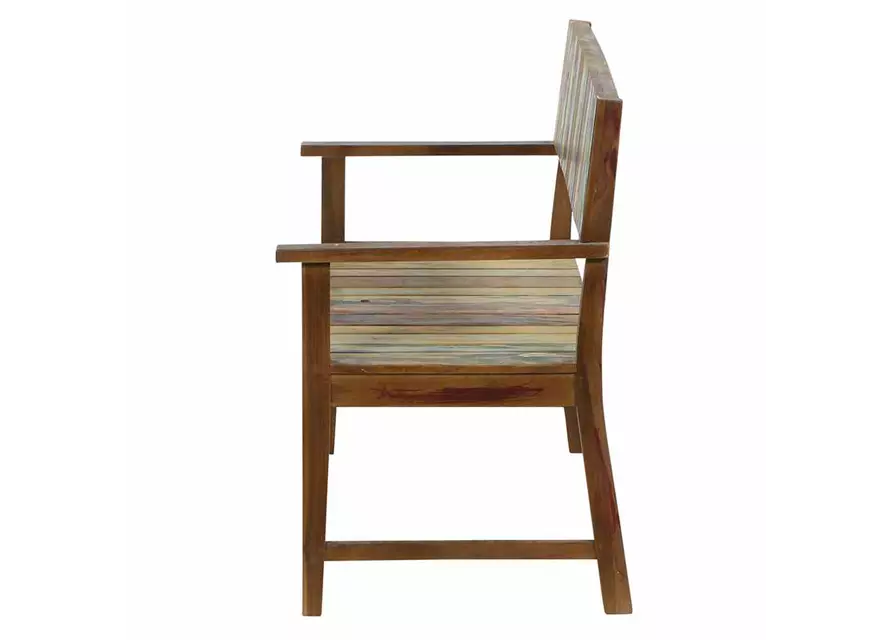 Siena Garden Palu 2-Sitzerbank 124 cm Teak recycelt 