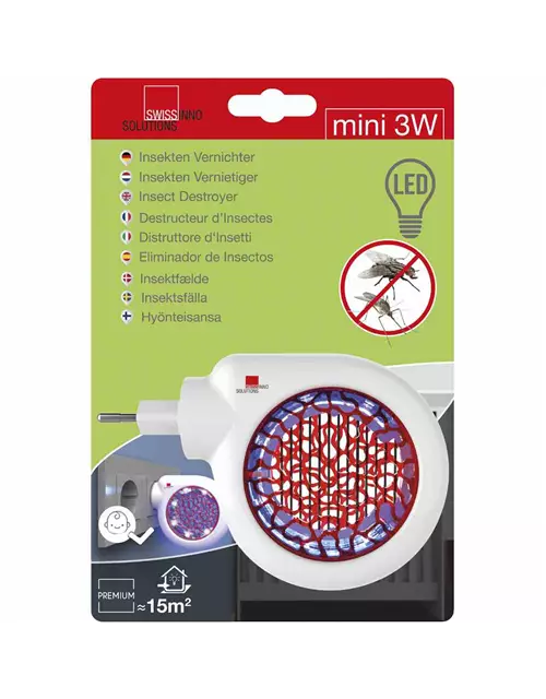 Swissinno Mini Insektenvernichter 3W LED Premium