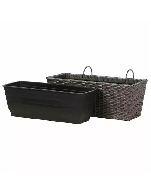 Siena Garden Balkonkasten Vio 50x19x22,5 cm titan