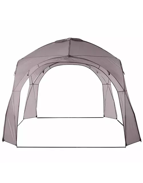 Siena Garden Pavillon Roma quadratisch, 320x320 cm grau 