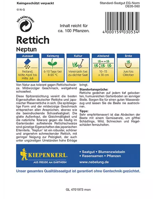 Rettich Neptun