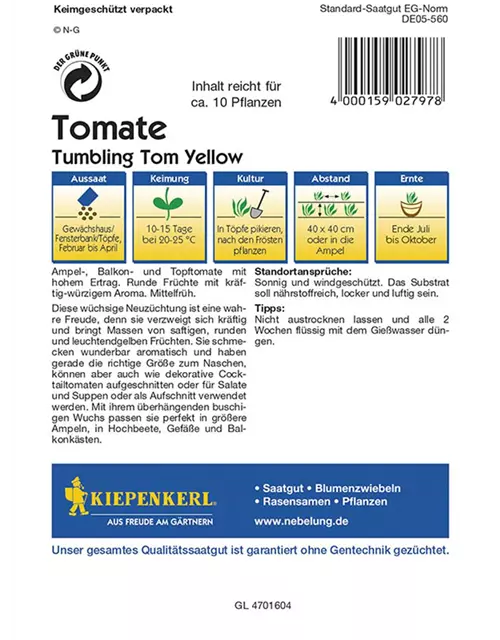 Tomaten Tom Yellow