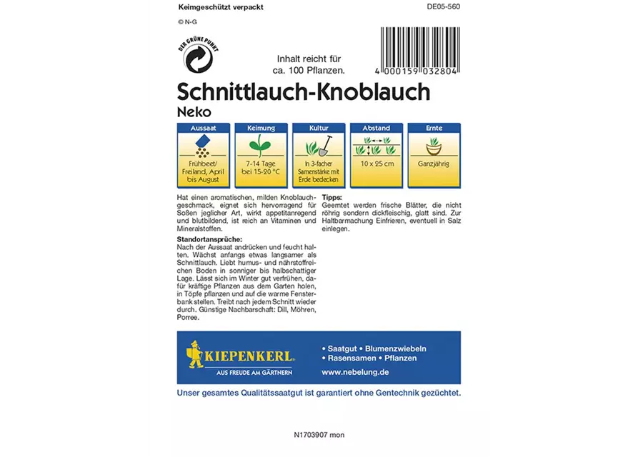 Schnitt-Knoblauch Neko