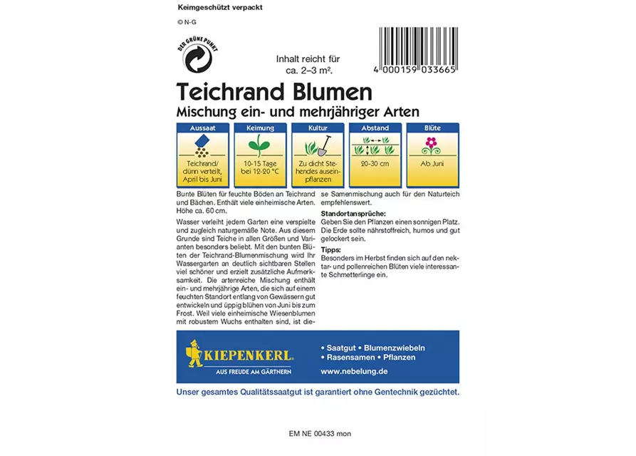 Teichrandblumenmix