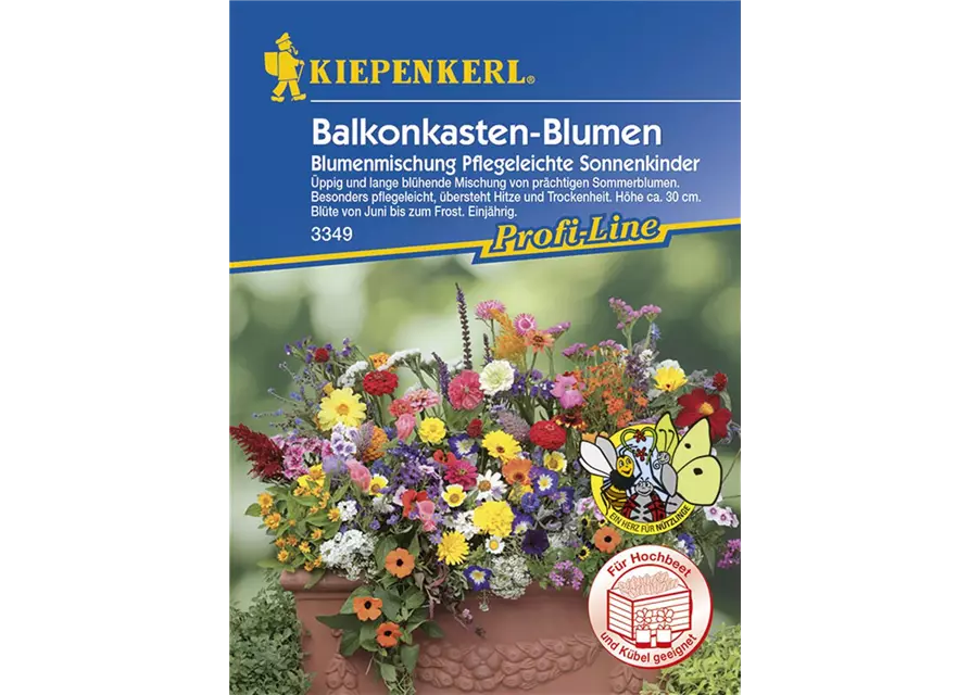 Blumenmix Pflegeleichte Sonnenkinder für Balkonkasten