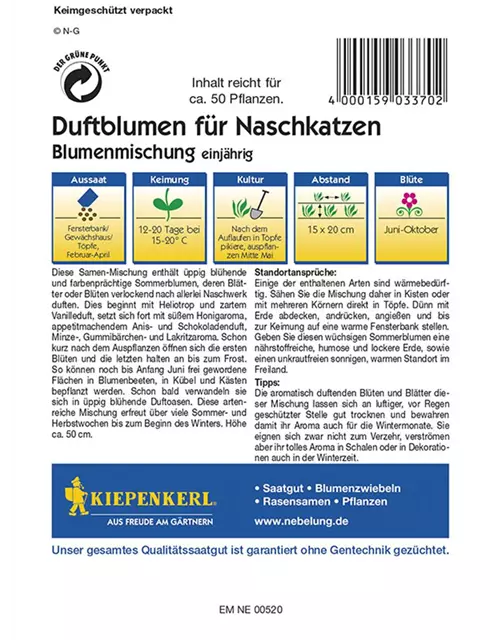 Duftblumen für Naschkatzen