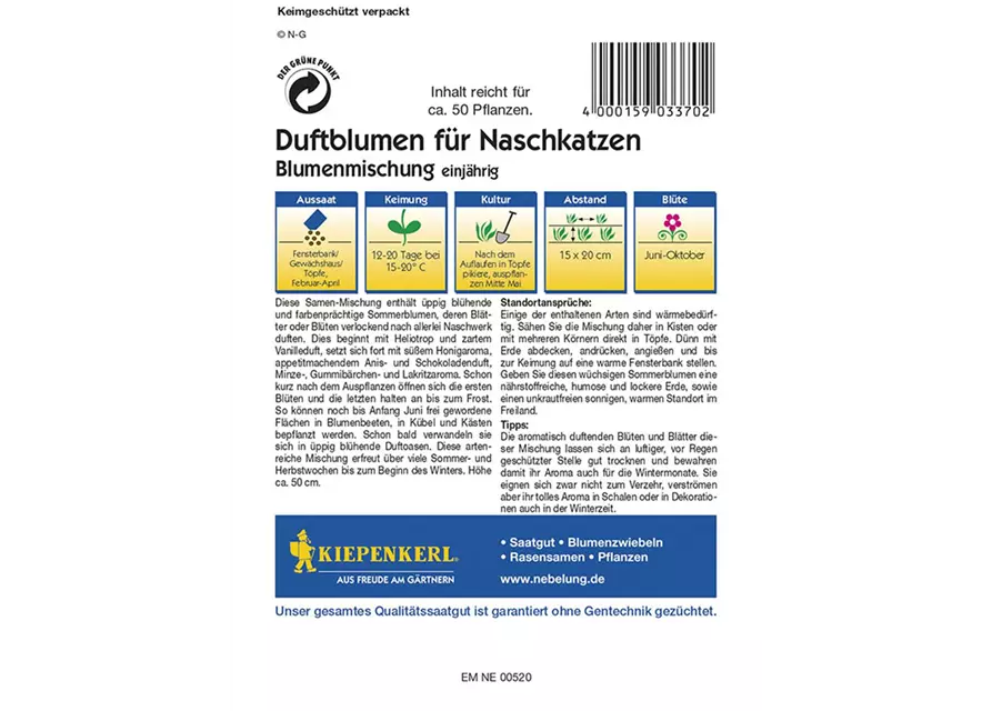 Duftblumen für Naschkatzen