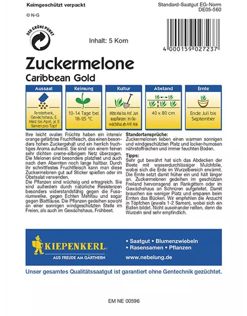 Zuckermelone Carib. Gold