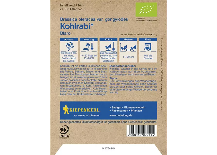 BIO-Kohlrabi blau