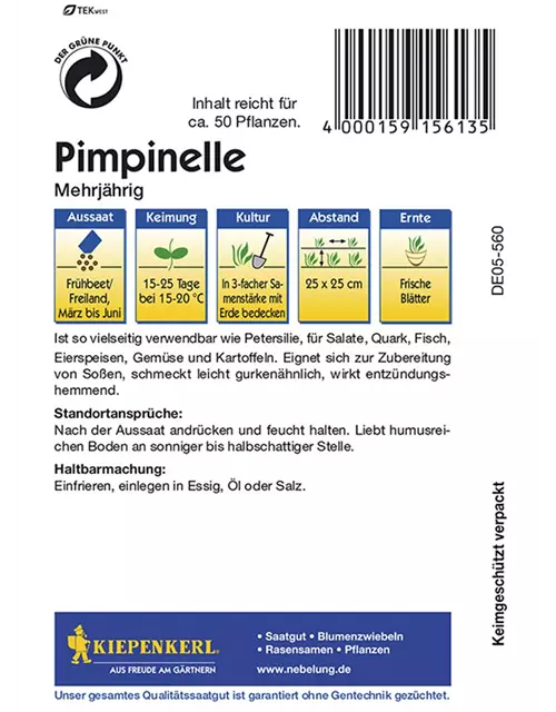 Pimpinelle Mehrjährig