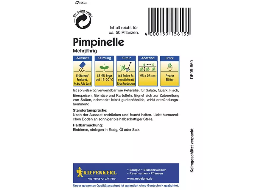 Pimpinelle Mehrjährig