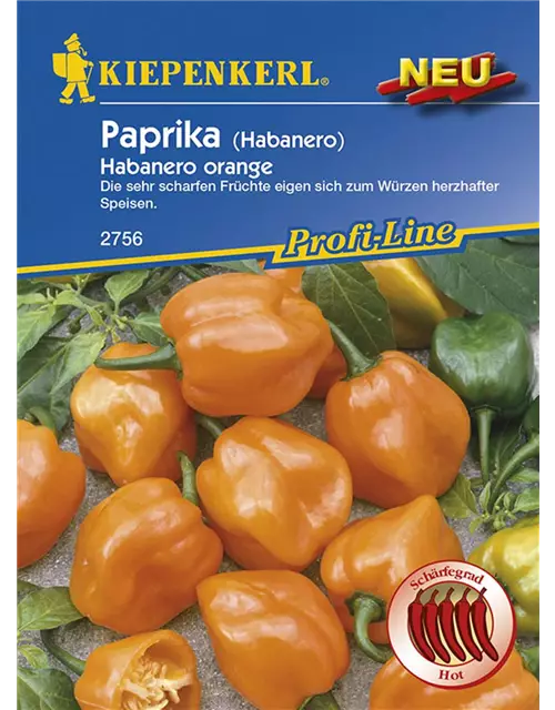 Paprika Habanero orange