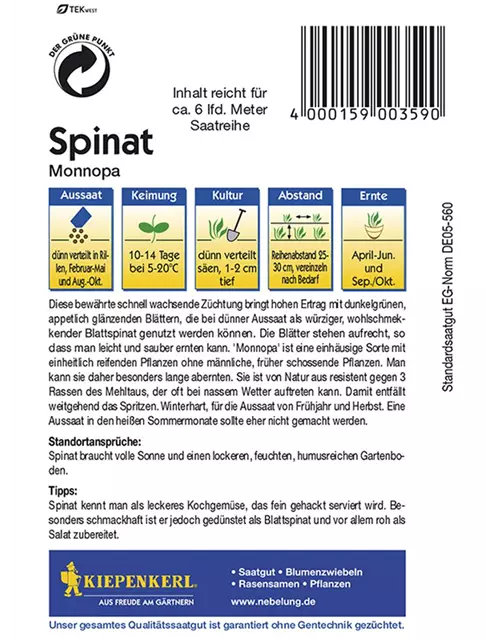 Spinat Monnopa