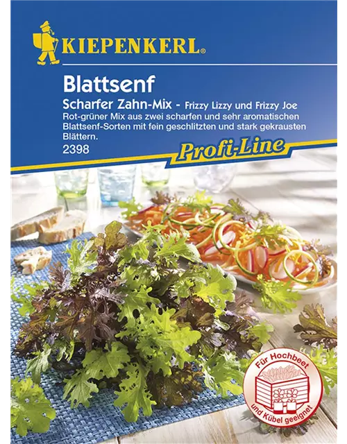 Blattsenf Scharfer Zahn Mix