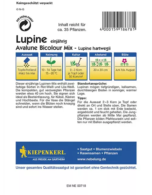 Lupine Avalune Bicolour Mix