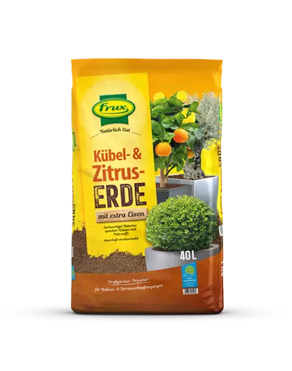 frux Kübel- & Zitruspflanzenerde -mit extra Eisen-