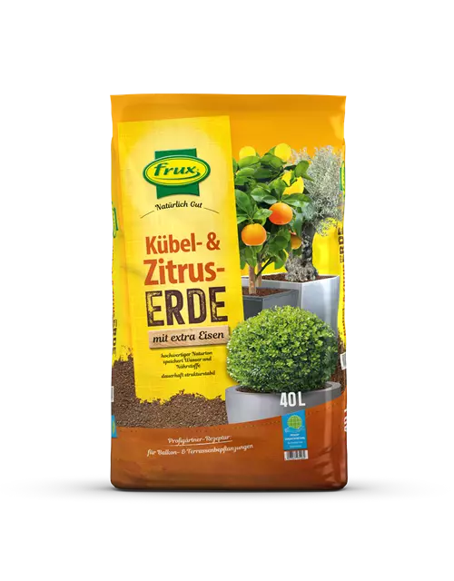 frux Kübel- & Zitruspflanzenerde -mit extra Eisen-