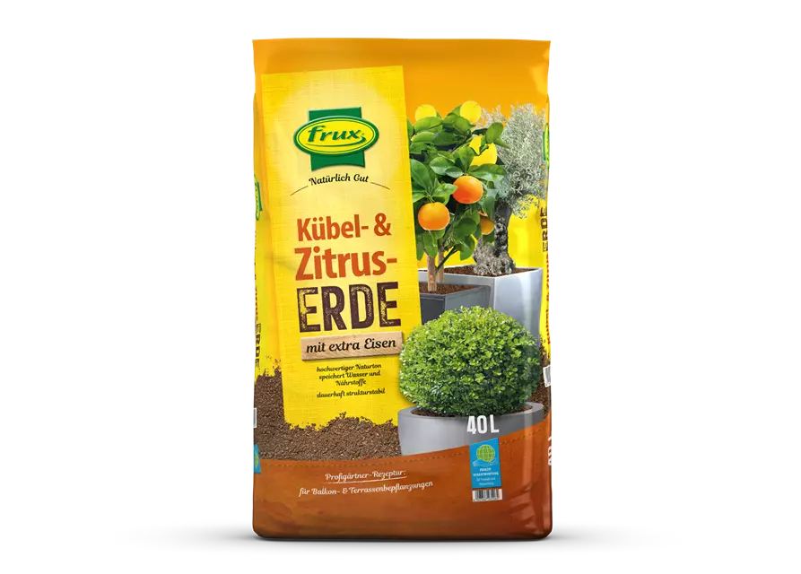 frux Kübel- & Zitruspflanzenerde -mit extra Eisen-