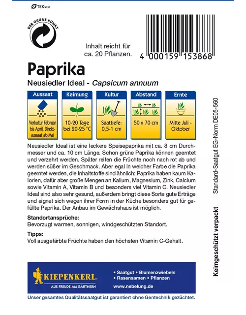 Paprika Neusiedler Ideal