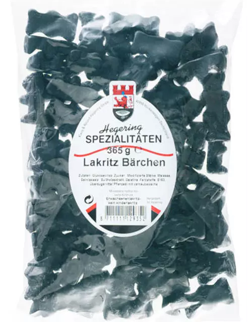 Fruchtgummi Lakritz Bärchen