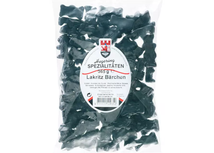 Fruchtgummi Lakritz Bärchen