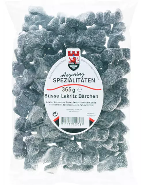 Fruchtgummi Süße Lakritz-Bärchen