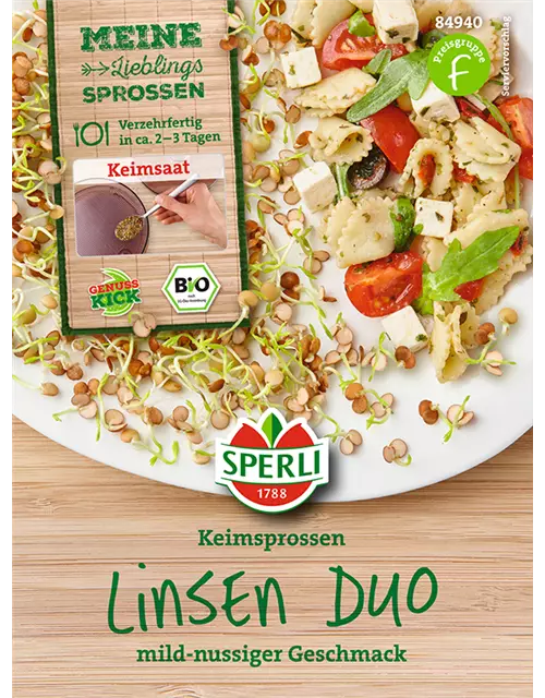 BIO Grünsprossen Linsen Duo