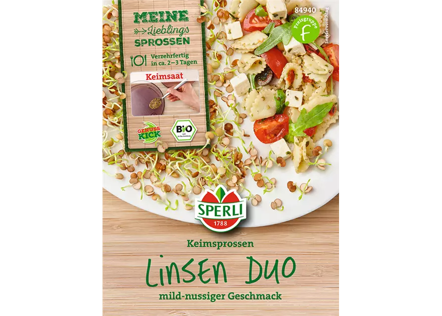 BIO Grünsprossen Linsen Duo