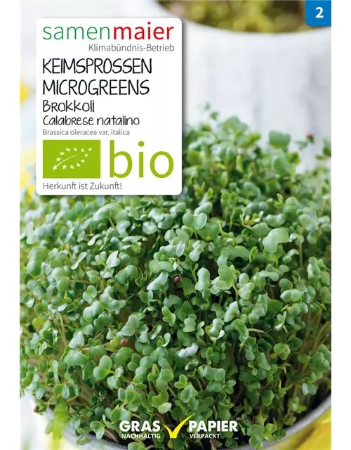 BIO-Keimsprossen Microgreens 'Brokkoli Calabrese Natalino'