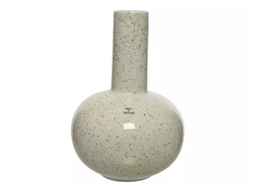 Bauchige Vase aus Steingut