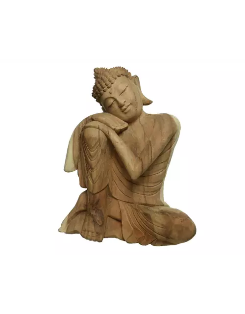 Sitzender Buddha aus Suarholz