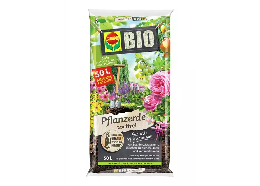 Bio Pflanzerde torffrei 50l