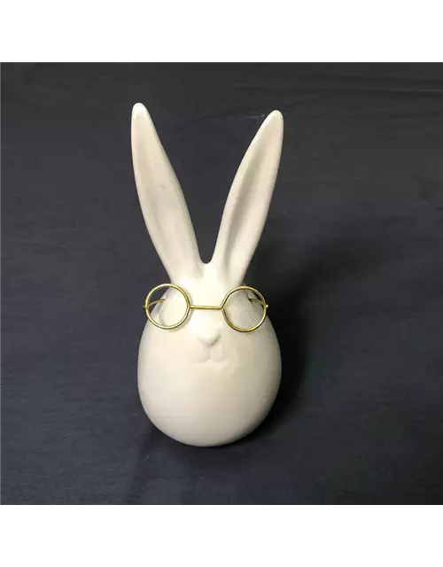 Hase mit Brille