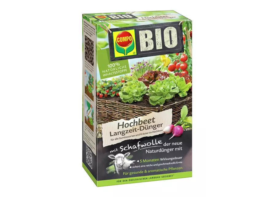 Bio Hochbeet-Dünger mit Schafwolle