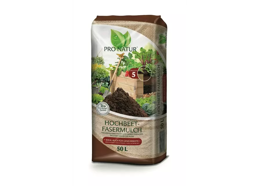 Hochbeet Fasermulch, 50 L