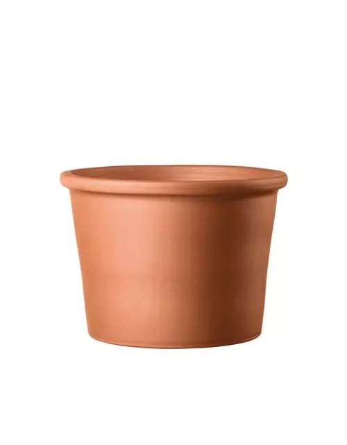 Pflanztopf Terracotta 'Cilindro Bordato'