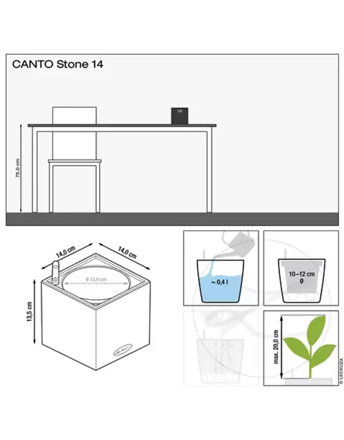 LECHUZA CANTO Stone 14 