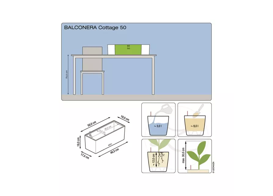 LECHUZA BALCONERA Cottage 50 