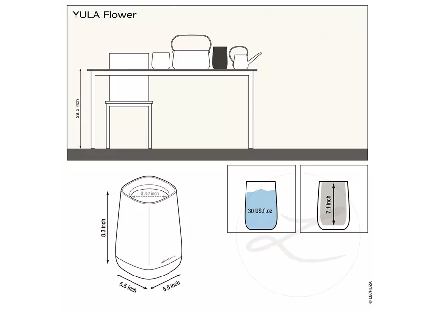 LECHUZA YULA Flower Vase