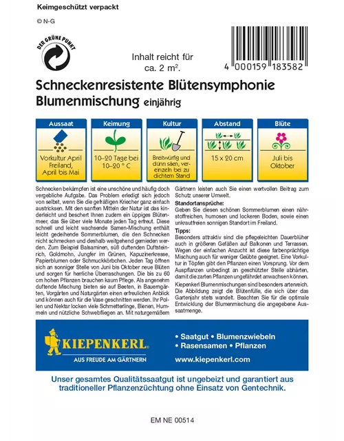 Schneckenresistente Blütensymphonie