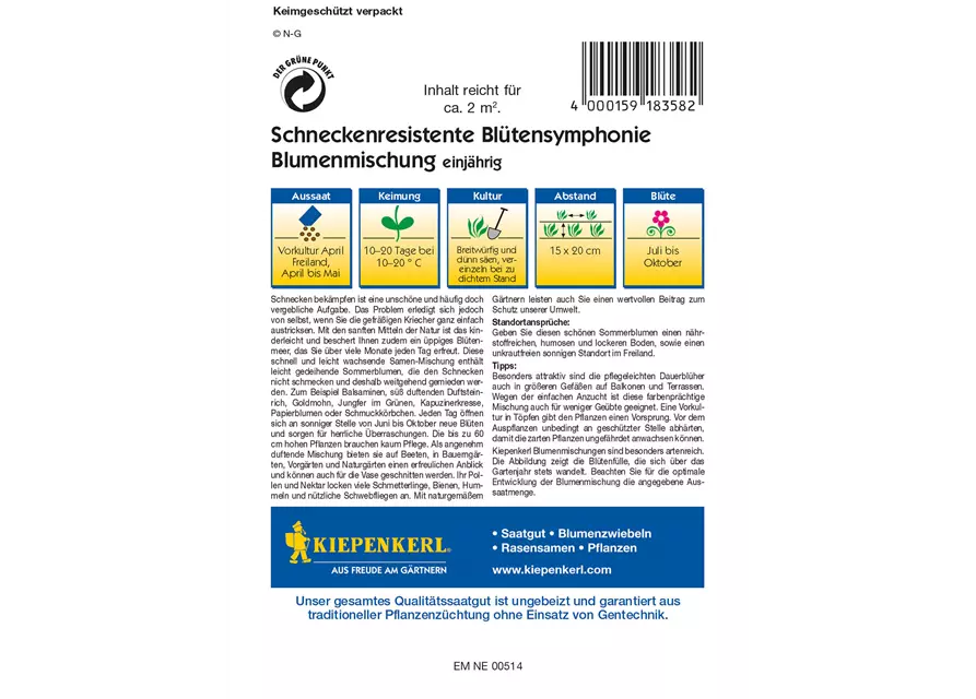 Schneckenresistente Blütensymphonie