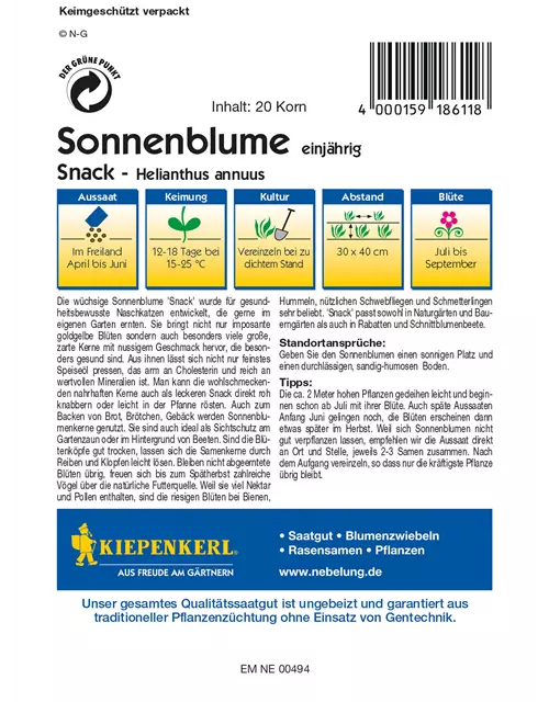 Sonnenblume 'Snack'