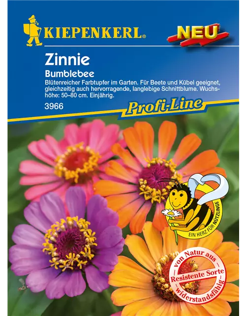 Zinnie 'Bumblebee'