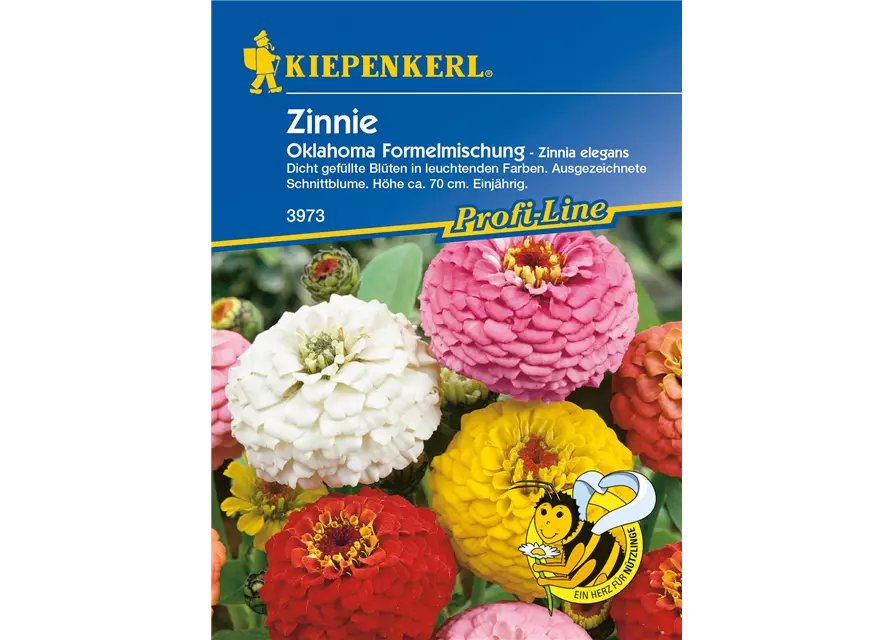 Garten-Zinnie 'Oklahoma-Formelmix'