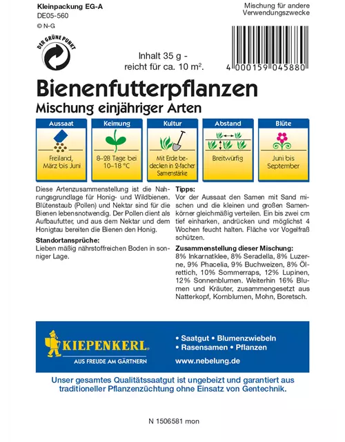 Bienenfutterpflanzen